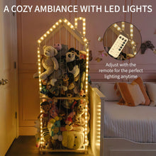 Stuffed Animal Storage Zoo with LED Lights