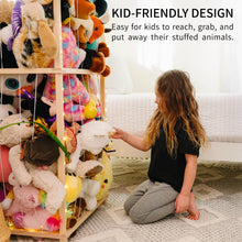 Stuffed Animal Storage Zoo with LED Lights