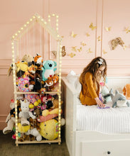 Stuffed Animal Storage Zoo with LED Lights