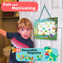 a young girl is looking at a magazine