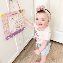 a little girl that is standing on a floor