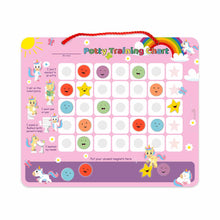 Unicorn Potty Chart//rainbow Potty Chart//girls Potty Training Chart//potty  Training Sticker Chart//potty Reward Chart//pink Sticker Chart 